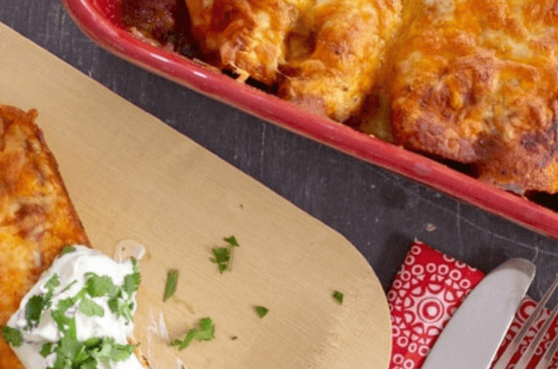 Keto Chicken Enchiladas