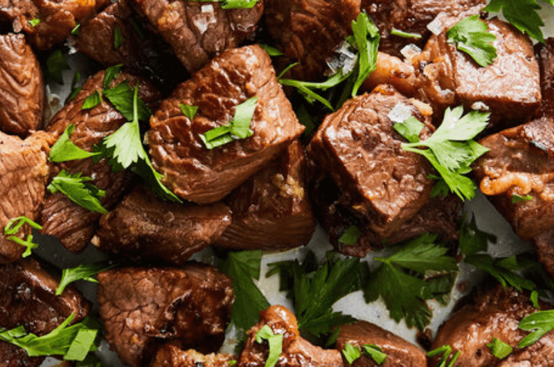 Blackstone Garlic Butter Steak Bites