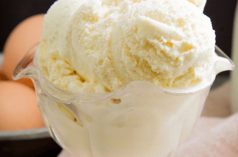 Keto Sugar Free Vanilla Ice Cream