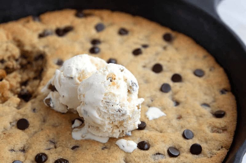 Chocolate Chip Skillet Cookie