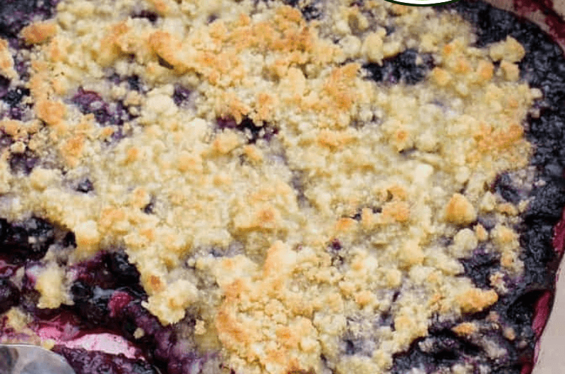 Keto Blueberry Cobbler – Low Carb, Gluten Free