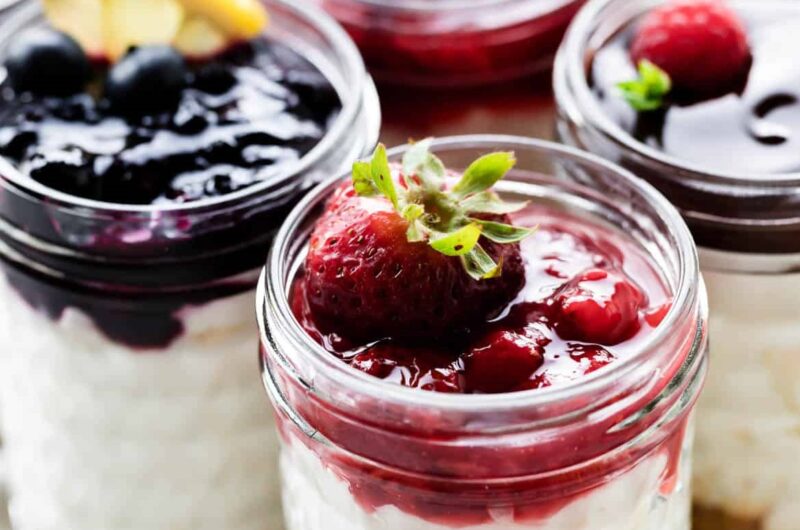 No-Bake Cheesecake in a Jar